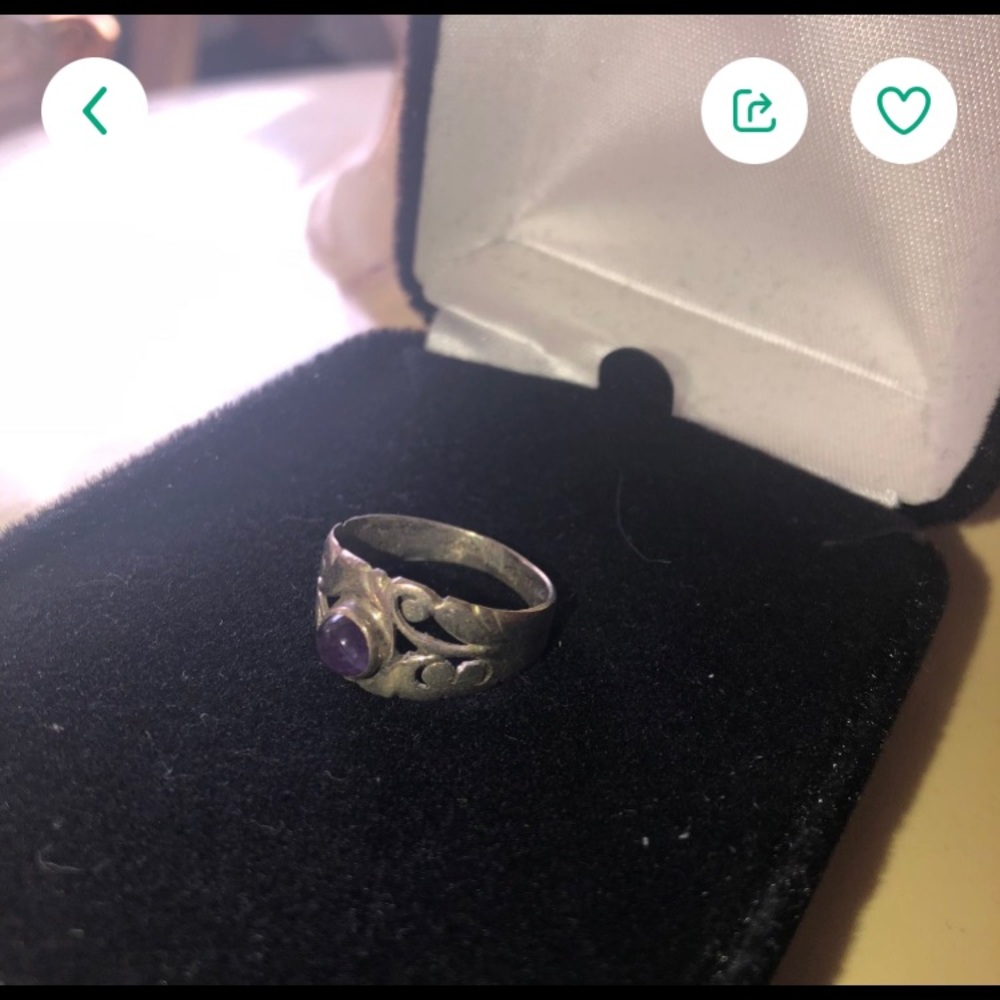 Sterling Silver Ring Size Small - image 2